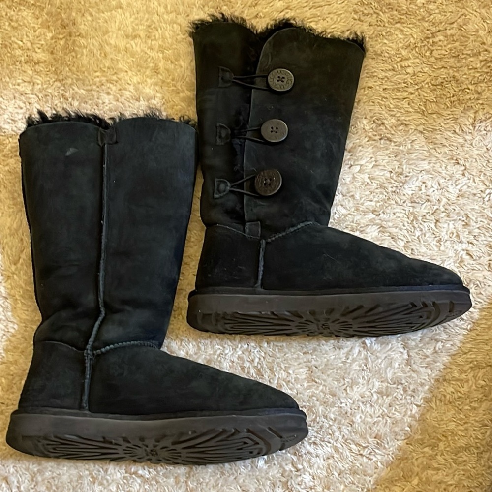 Black UGG booties
